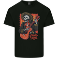 Mariachi Skeleton Cinco De Mayo Skull Mens Cotton T-Shirt Tee Top Black