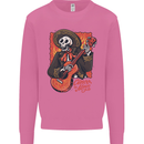 Mariachi Skeleton Cinco De Mayo Skull Mens Sweatshirt Jumper Azalea