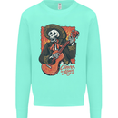 Mariachi Skeleton Cinco De Mayo Skull Mens Sweatshirt Jumper Peppermint