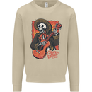 Mariachi Skeleton Cinco De Mayo Skull Mens Sweatshirt Jumper Sand