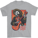 Mariachi Skeleton Cinco De Mayo Skull Mens T-Shirt 100% Cotton Sports Grey