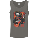 Mariachi Skeleton Cinco De Mayo Skull Mens Vest Tank Top Charcoal