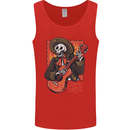 Mariachi Skeleton Cinco De Mayo Skull Mens Vest Tank Top Red