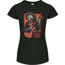 Mariachi Skeleton Cinco De Mayo Skull Womens Petite Cut T-Shirt Black