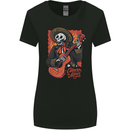 Mariachi Skeleton Cinco De Mayo Skull Womens Wider Cut T-Shirt Black