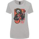 Mariachi Skeleton Cinco De Mayo Skull Womens Wider Cut T-Shirt Sports Grey