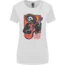 Mariachi Skeleton Cinco De Mayo Skull Womens Wider Cut T-Shirt White