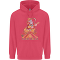 Mariachi Sugar Skull Day of the Dead Guitar Childrens Kids Hoodie Heliconia