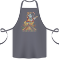 Mariachi Sugar Skull Day of the Dead Guitar Cotton Apron 100% Organic Steel