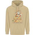Mariachi Sugar Skull Day of the Dead Guitar Mens 80% Cotton Hoodie Sand