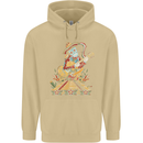 Mariachi Sugar Skull Day of the Dead Guitar Mens 80% Cotton Hoodie Sand