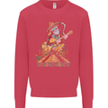 Mariachi Sugar Skull Day of the Dead Guitar Mens Sweatshirt Jumper Heliconia