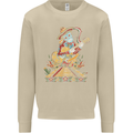 Mariachi Sugar Skull Day of the Dead Guitar Mens Sweatshirt Jumper Sand