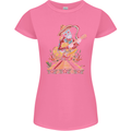 Mariachi Sugar Skull Day of the Dead Guitar Womens Petite Cut T-Shirt Azalea