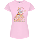 Mariachi Sugar Skull Day of the Dead Guitar Womens Petite Cut T-Shirt Light Pink