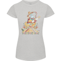 Mariachi Sugar Skull Day of the Dead Guitar Womens Petite Cut T-Shirt Sports Grey