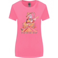 Mariachi Sugar Skull Day of the Dead Guitar Womens Wider Cut T-Shirt Azalea