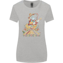 Mariachi Sugar Skull Day of the Dead Guitar Womens Wider Cut T-Shirt Sports Grey