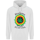 Marijuana at Least Its Not Crack Weed Childrens Kids Hoodie White