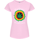 Marijuana at Least Its Not Crack Weed Womens Petite Cut T-Shirt Light Pink