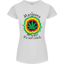 Marijuana at Least Its Not Crack Weed Womens Petite Cut T-Shirt White