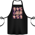Marilyn Collage Celebrity Fashion Cotton Apron 100% Organic Black