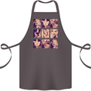 Marilyn Collage Celebrity Fashion Cotton Apron 100% Organic Dark Grey