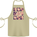 Marilyn Collage Celebrity Fashion Cotton Apron 100% Organic Khaki