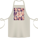 Marilyn Collage Celebrity Fashion Cotton Apron 100% Organic Natural