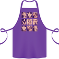 Marilyn Collage Celebrity Fashion Cotton Apron 100% Organic Purple