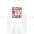 Marilyn Collage Celebrity Fashion Cotton Apron 100% Organic White