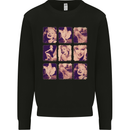 Marilyn Collage Celebrity Fashion Kids Sweatshirt Jumper Black