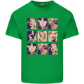 Marilyn Collage Celebrity Fashion Kids T-Shirt Childrens Irish Green
