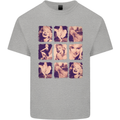 Marilyn Collage Celebrity Fashion Kids T-Shirt Childrens Sports Grey