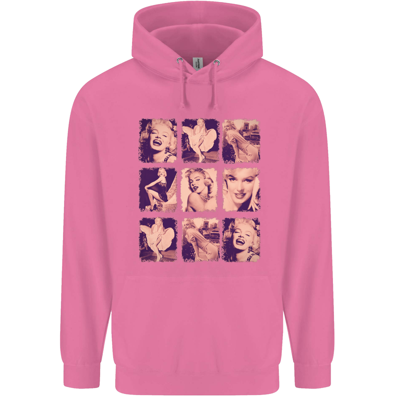 Marilyn Collage Celebrity Fashion Mens 80% Cotton Hoodie Azelea