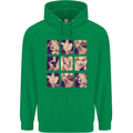 Marilyn Collage Celebrity Fashion Mens 80% Cotton Hoodie Irish Green
