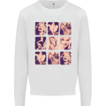 Marilyn Collage Celebrity Fashion Mens Sweatshirt Jumper White
