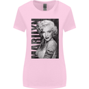 Marilyn Tattoo Womens Wider Cut T-Shirt Light Pink