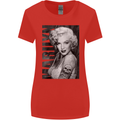 Marilyn Tattoo Womens Wider Cut T-Shirt Red