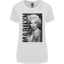 Marilyn Tattoo Womens Wider Cut T-Shirt White