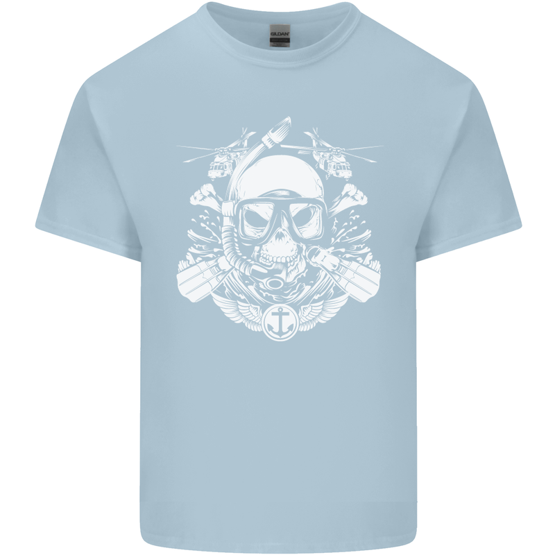 Marine Scuba Diver Navy Seals SBS Diving Kids T-Shirt Childrens Light Blue