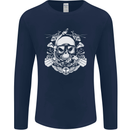 Marine Scuba Diver Navy Seals SBS Diving Mens Long Sleeve T-Shirt Navy Blue