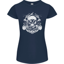Marine Scuba Diver Navy Seals SBS Diving Womens Petite Cut T-Shirt Navy Blue