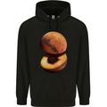 Mars Peach Space Planets Cosmos Childrens Kids Hoodie Black