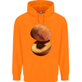 Mars Peach Space Planets Cosmos Childrens Kids Hoodie Orange