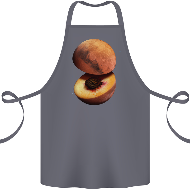 Mars Peach Space Planets Cosmos Cotton Apron 100% Organic Steel