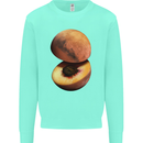 Mars Peach Space Planets Cosmos Kids Sweatshirt Jumper Peppermint
