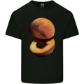 Mars Peach Space Planets Cosmos Kids T-Shirt Childrens Black