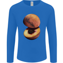 Mars Peach Space Planets Cosmos Mens Long Sleeve T-Shirt Royal Blue