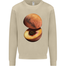Mars Peach Space Planets Cosmos Mens Sweatshirt Jumper Sand
